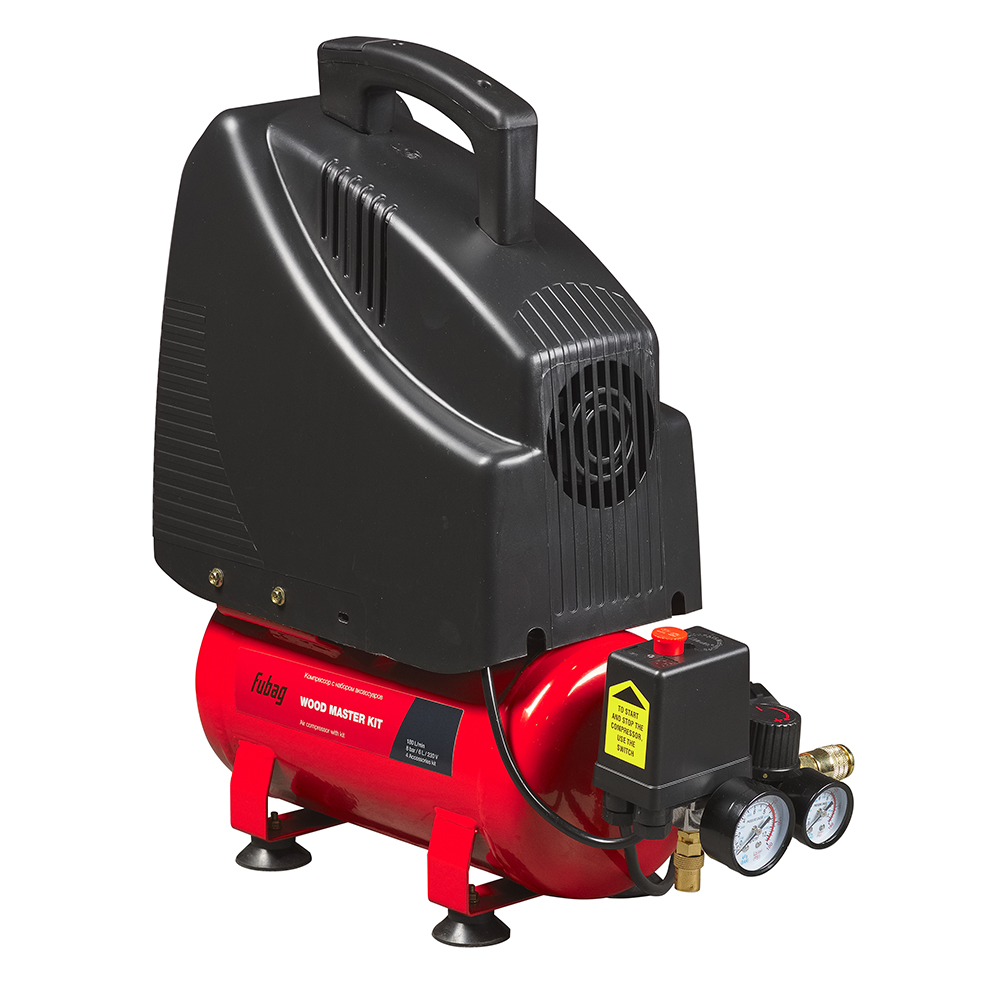 Поршневой компрессор Fubag Wood Master Kit + 4 предмета