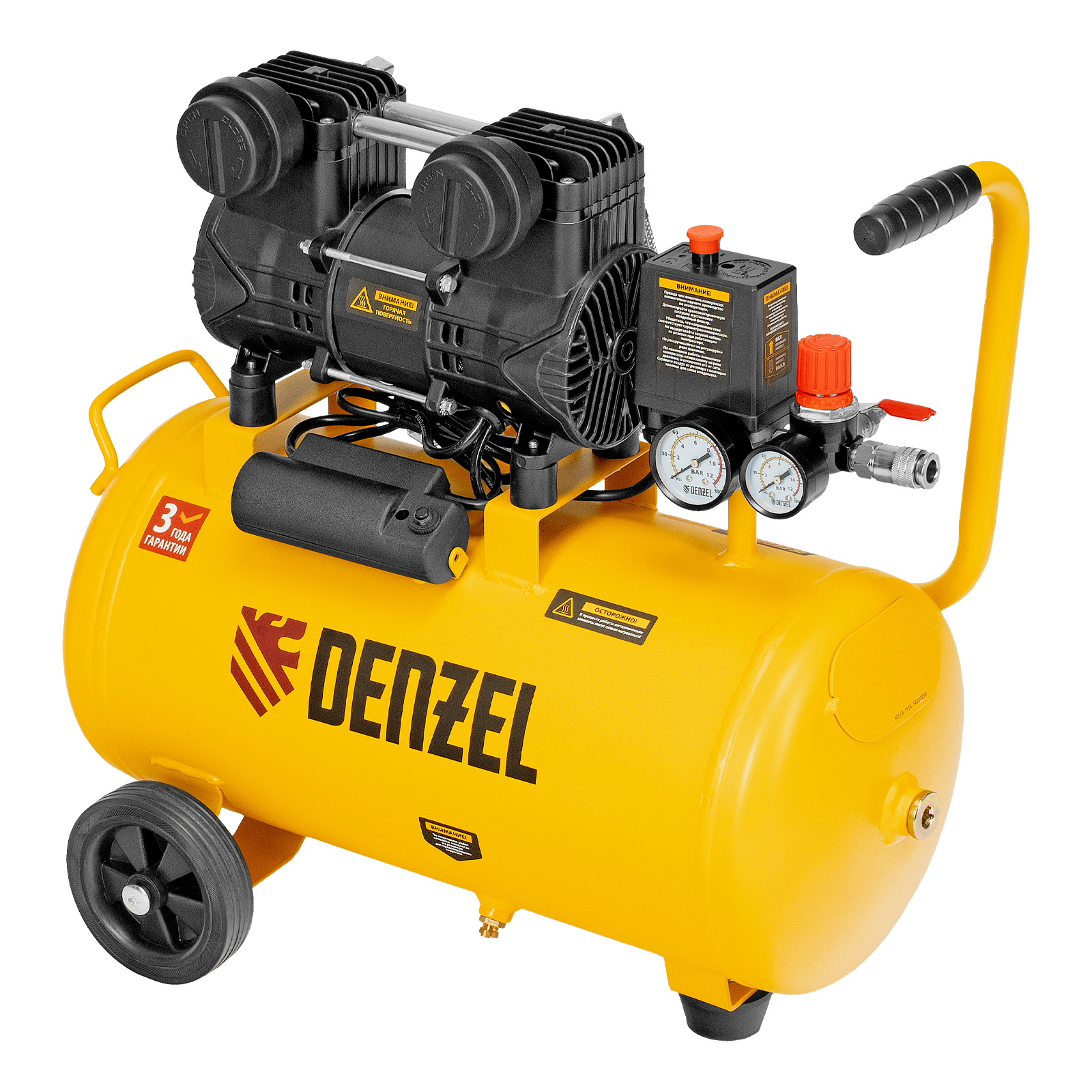 Поршневой компрессор DENZEL DLP-950/24