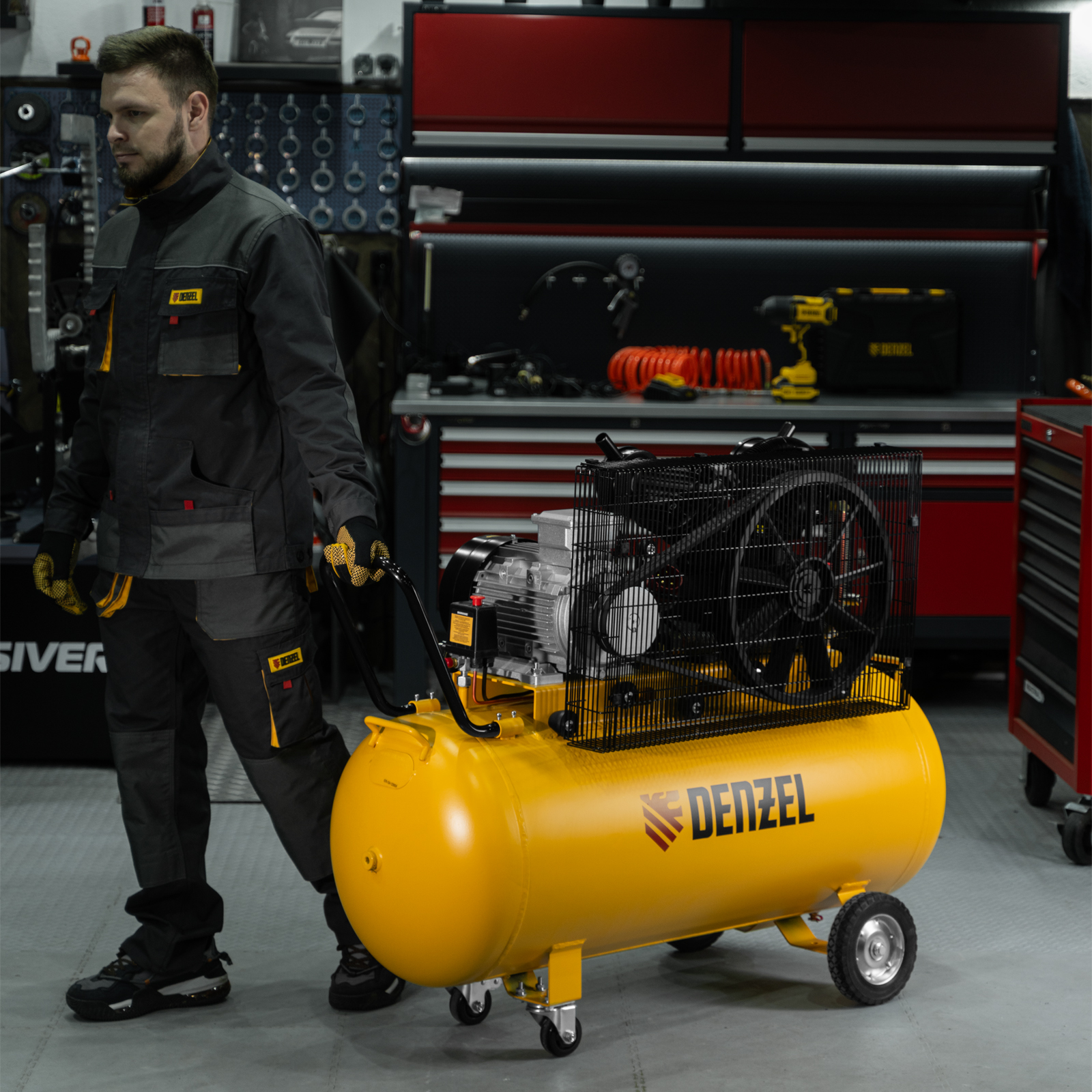 Поршневой компрессор DENZEL BCV 5500-T/200