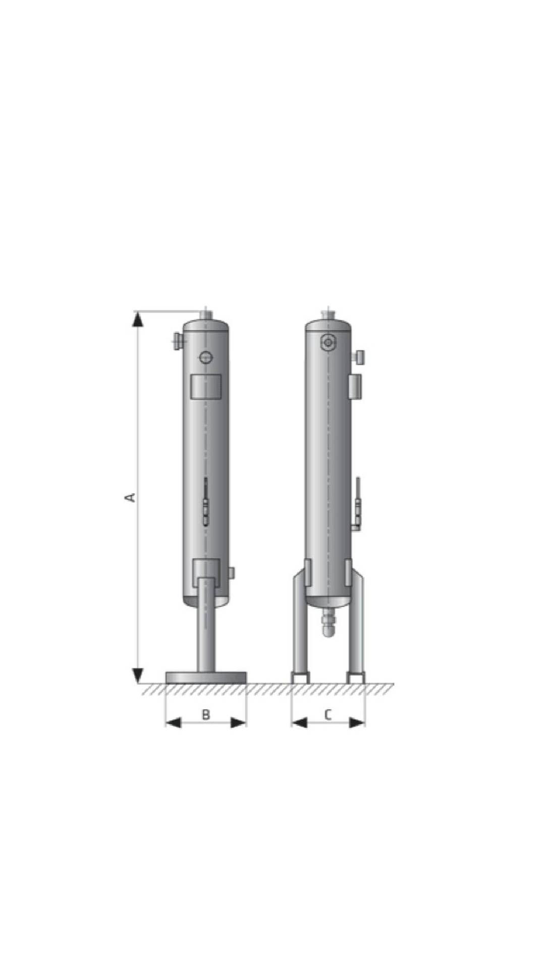 Колонна с активированным углем (фильтр) TAC 3000 F