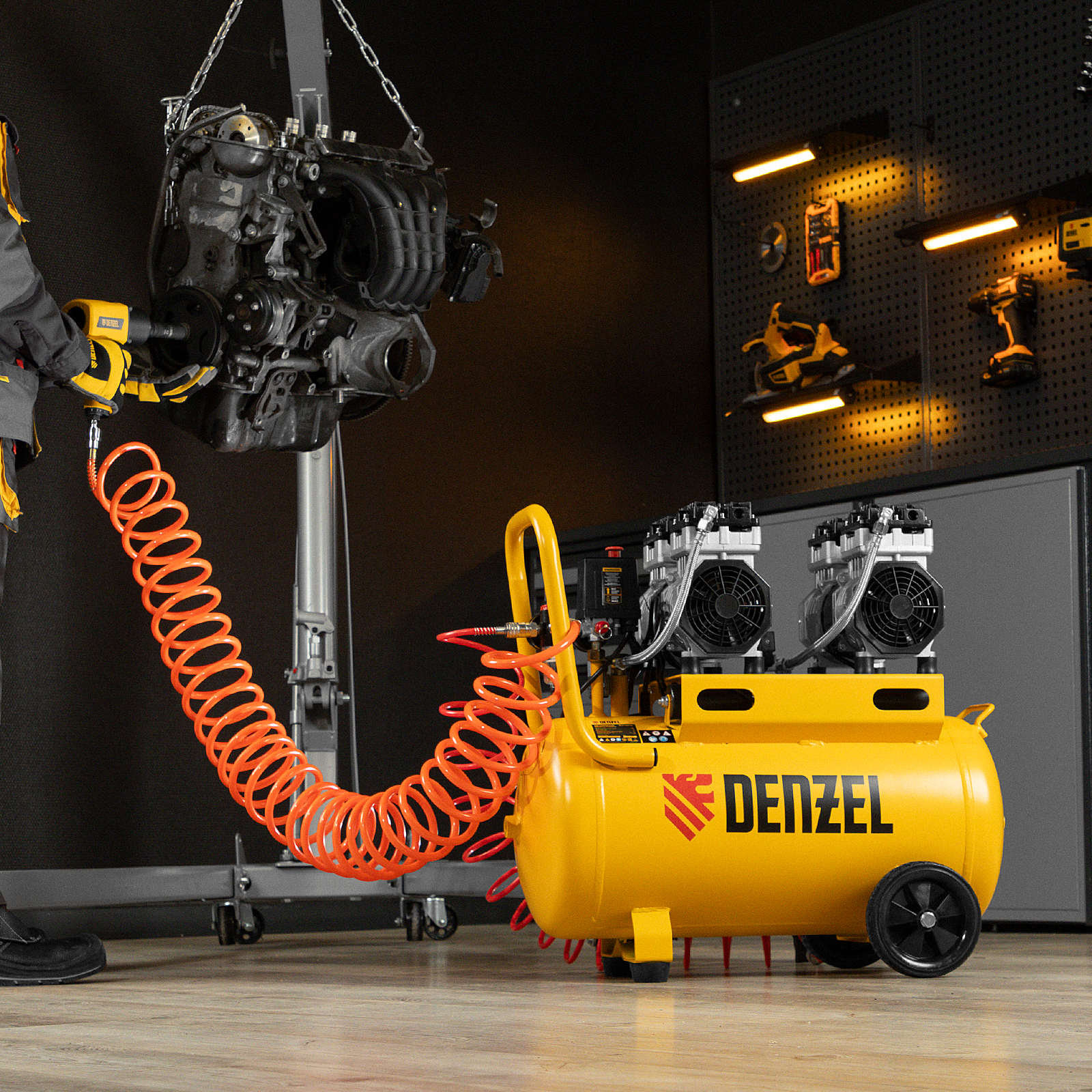 Поршневой компрессор DENZEL DLS 1500/50